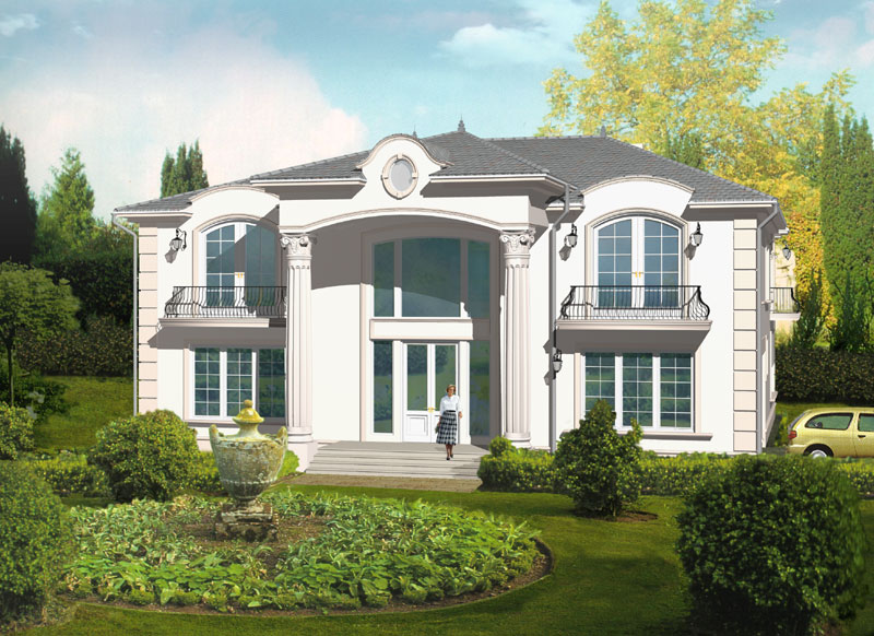 Классическая архитектура. Проект дома №1