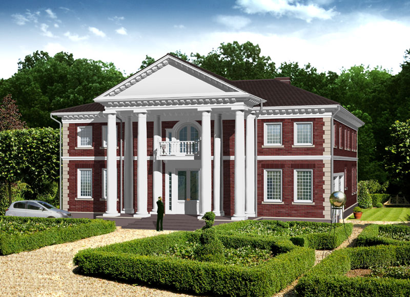Классическая архитектура. Проект дома №2