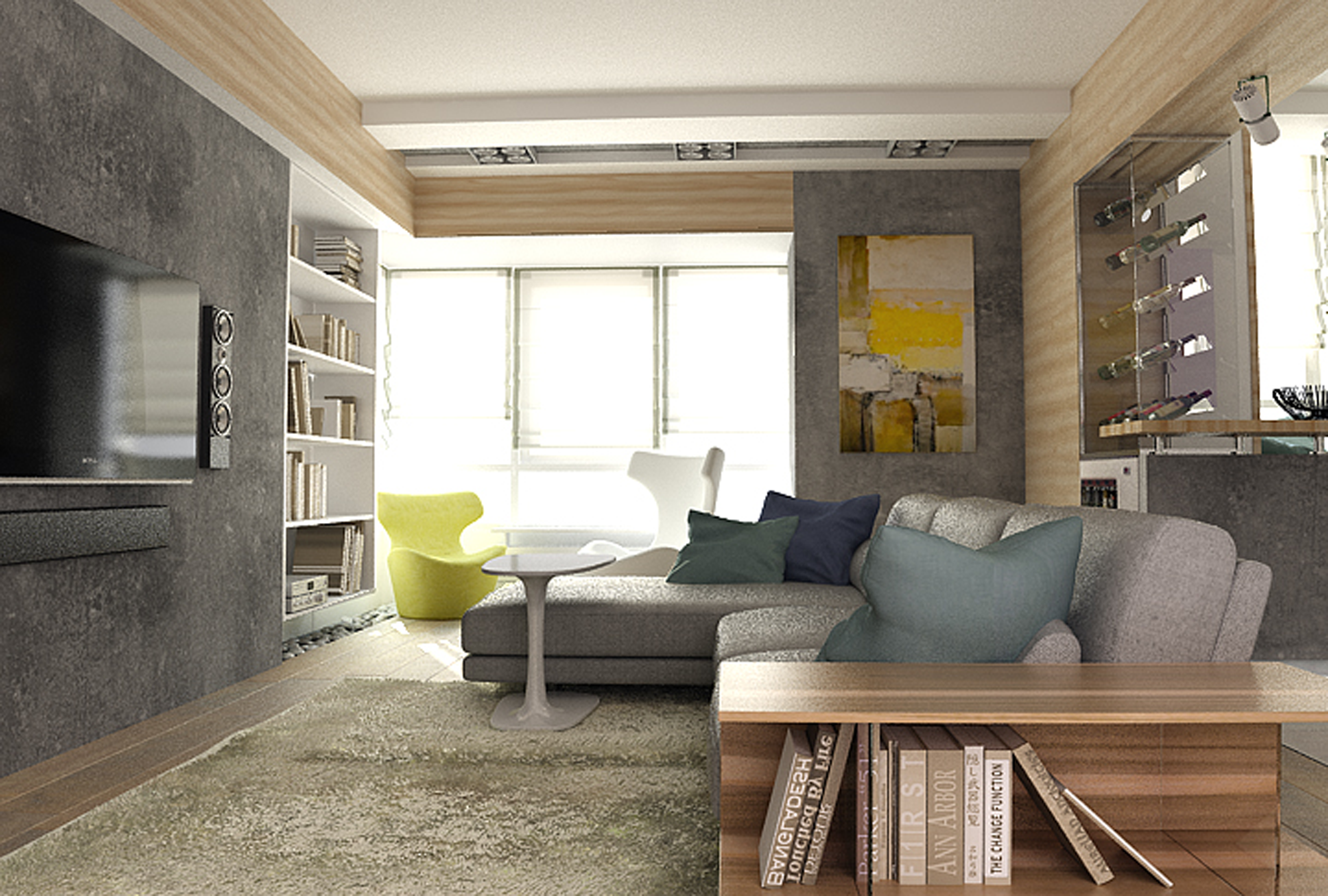 Квартира в доме у реки